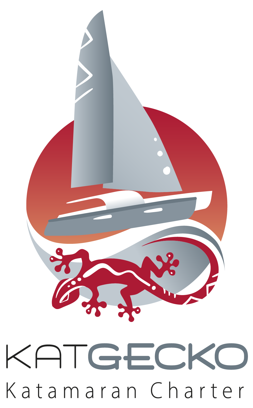 Logo KATGECKO Katamaran Charter